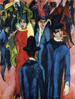 Ernst Ludwig Kirchner - Bilder Gemälde - Berlin Street Scene
