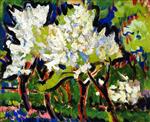 Ernst Ludwig Kirchner - Bilder Gemälde - Blossoming Trees