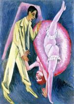Ernst Ludwig Kirchner - Bilder Gemälde - Dancing Couple