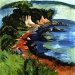 Ernst Ludwig Kirchner  - Bilder Gemälde - Fehmarn Coast