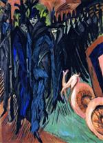Ernst Ludwig Kirchner  - Bilder Gemälde - Friedrichstrasse, Berlin