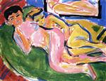 Ernst Ludwig Kirchner  - Bilder Gemälde - Fränzi and Marcella