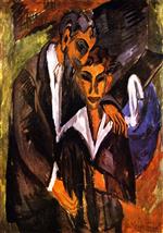 Ernst Ludwig Kirchner  - Bilder Gemälde - Graef and Friend