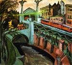 Ernst Ludwig Kirchner  - Bilder Gemälde - Hallesches Tor, Berlin