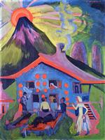 Ernst Ludwig Kirchner  - Bilder Gemälde - Mountain House