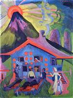 Ernst Ludwig Kirchner  - Bilder Gemälde - Mountain House