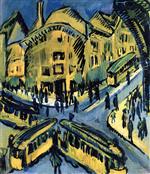 Ernst Ludwig Kirchner  - Bilder Gemälde - Nollendorfplatz