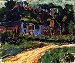 Ernst Ludwig Kirchner  - Bilder Gemälde - Old House, Fehmarn