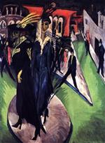 Ernst Ludwig Kirchner  - Bilder Gemälde - Potsdammer Platz