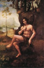 Léonard de Vinci - Peintures - Bacchus