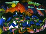 Ernst Ludwig Kirchner  - Bilder Gemälde - Rückkehr der Tiere