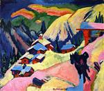 Ernst Ludwig Kirchner  - Bilder Gemälde - Stafelalp in Snow