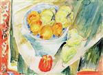Ernst Ludwig Kirchner  - Bilder Gemälde - Still Life with Fruit Bowl
