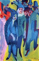 Ernst Ludwig Kirchner  - Bilder Gemälde - Street Scene