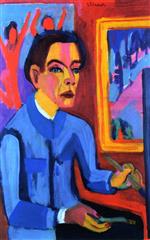 Ernst Ludwig Kirchner  - Bilder Gemälde - The Painter