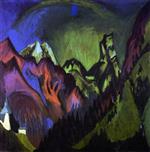 Ernst Ludwig Kirchner  - Bilder Gemälde - Tinzenhorn, Zügenschlucht bei Monstein