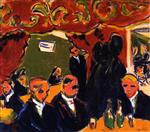 Ernst Ludwig Kirchner  - Bilder Gemälde - Wine Bar