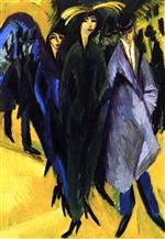 Ernst Ludwig Kirchner  - Bilder Gemälde - Woman in the Street
