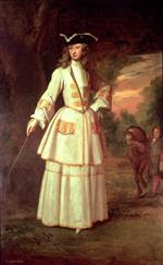 Godfrey Kneller  - Bilder Gemälde - Henrietta Cavendish, Lady Huntingtower