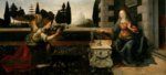 Leonardo da Vinci - Bilder Gemälde - Verkündung an Maria