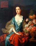 Godfrey Kneller  - Bilder Gemälde - Lady Elizabeth D'Arcy