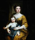 Godfrey Kneller  - Bilder Gemälde - Lady Rachel Russell and William Cavendish