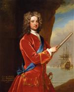 Godfrey Kneller  - Bilder Gemälde - Portrait of Admiral James Berkeley, 3rd Earl of Berkeley