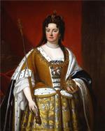 Godfrey Kneller  - Bilder Gemälde - Portrait of Queen Anne