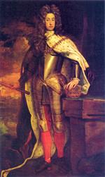 Godfrey Kneller  - Bilder Gemälde - Portrait of the Young Holy Roman Emperor Charles VI