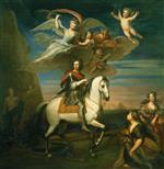 Godfrey Kneller  - Bilder Gemälde - William III on horseback