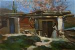 Konstantin Alexejewitsch Korowin - Bilder Gemälde - Almond Blossoms