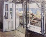 Konstantin Alexejewitsch Korowin - Bilder Gemälde - Balcony in Crimea