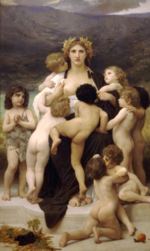 William Bouguereau - Bilder Gemälde - alma parens