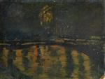 Konstantin Alexejewitsch Korowin  - Bilder Gemälde - July 14 on Pont de l'Alma