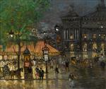 Konstantin Alexejewitsch Korowin  - Bilder Gemälde - Place de l'Opéra, Paris