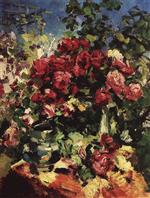 Konstantin Alexejewitsch Korowin  - Bilder Gemälde - Roses-2