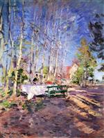 Konstantin Alexejewitsch Korowin  - Bilder Gemälde - Spring-2