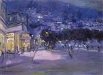 Konstantin Alexejewitsch Korowin  - Bilder Gemälde - View of Monaco