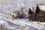 Konstantin Alexejewitsch Korowin  - Bilder Gemälde - Winter-2