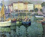 Henri Le Sidaner - Bilder Gemälde - Boats 