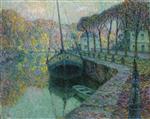 Henri Le Sidaner - Bilder Gemälde - Boats at Sel