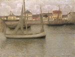 Henri Le Sidaner - Bilder Gemälde - Boats, Heyst