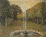 Henri Le Sidaner - Bilder Gemälde - Corner of Versailles Park