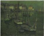Henri Le Sidaner  - Bilder Gemälde - Fishing Boats