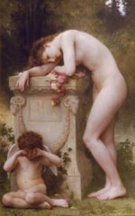 William Bouguereau - Peintures - Douleur d´amour