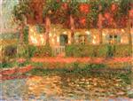 Henri Le Sidaner  - Bilder Gemälde - House by the Water