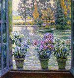 Henri Le Sidaner  - Bilder Gemälde - Hydrangeas