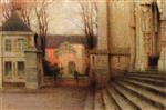 Henri Le Sidaner  - Bilder Gemälde - L'eveche, Chartres