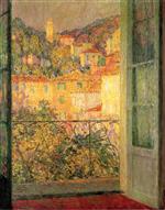 Henri Le Sidaner  - Bilder Gemälde - La Fenêtre du Midi, Villefranche-sur-mer