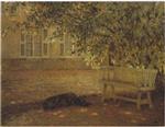 Henri Le Sidaner  - Bilder Gemälde - Le banc